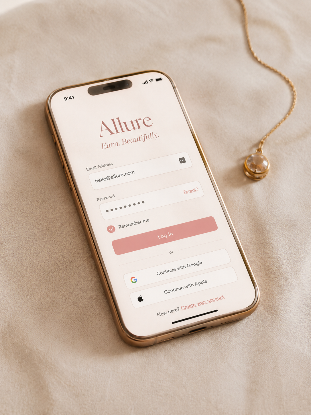 Allure mobile app