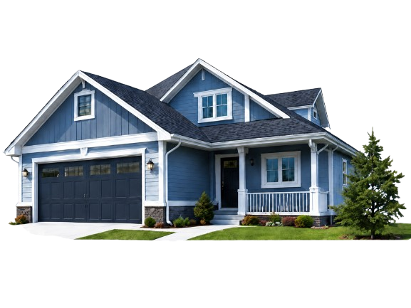 Suburban home exterior